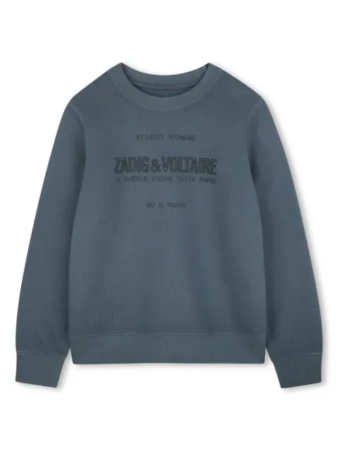 Zadig & Voltaire Kids Sweater met logo