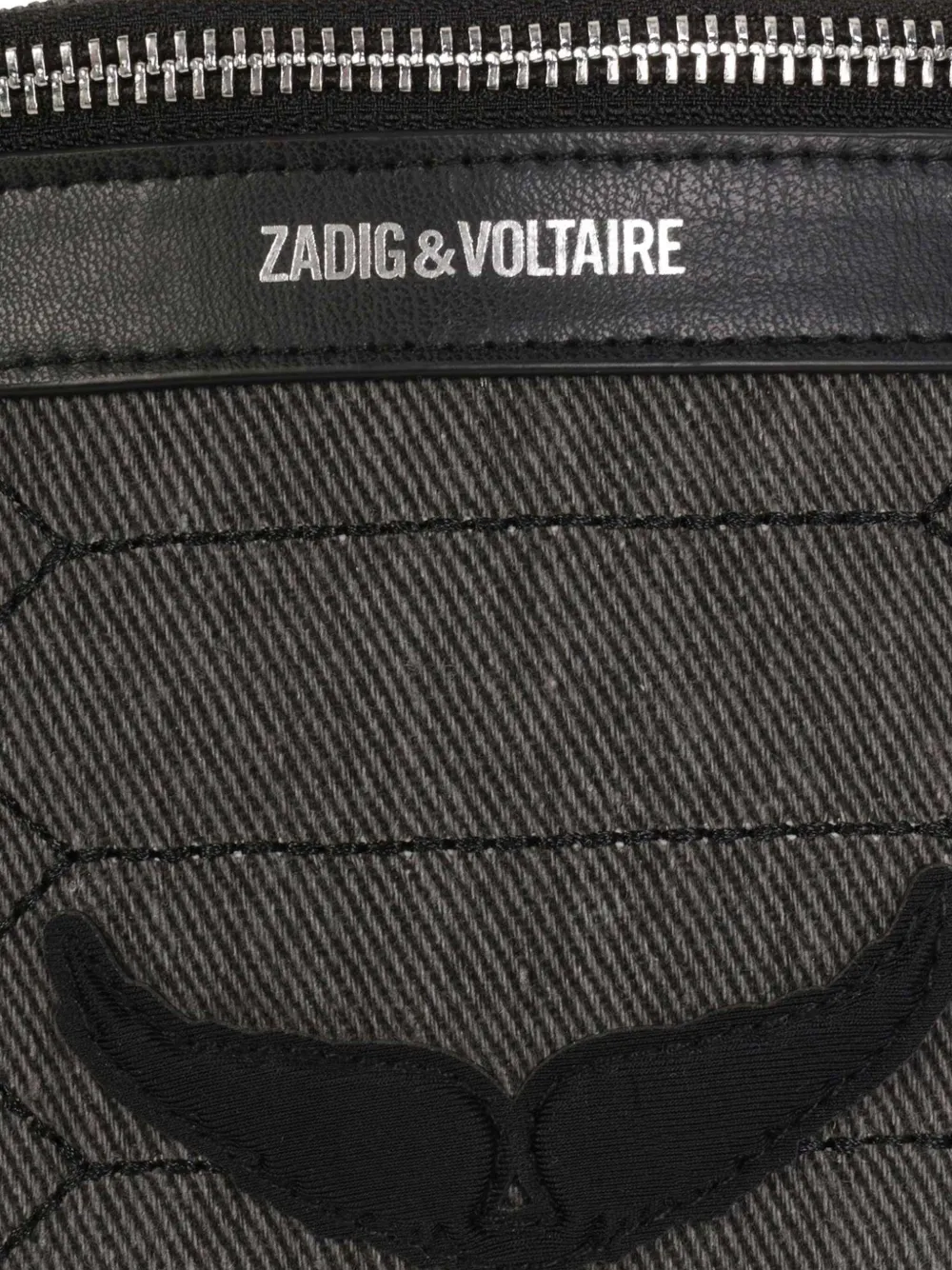 Zadig & Voltaire Kids Heuptas met logoprint Zwart