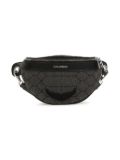 Zadig & Voltaire Kids logo-stamp bum bag - Black