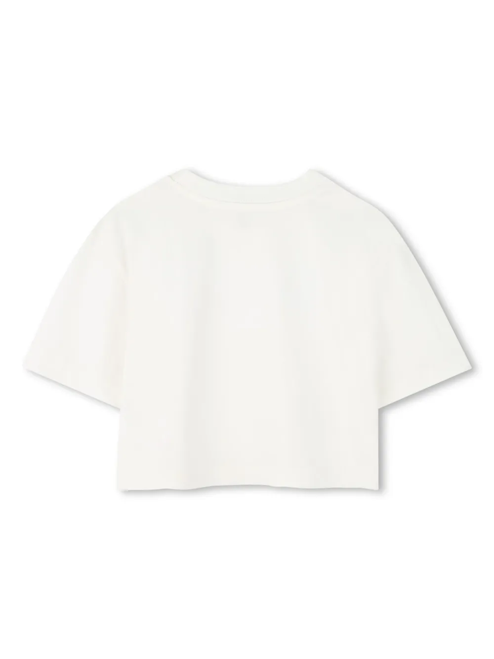 Michael Kors Kids T-shirt met geborduurd logo - Beige