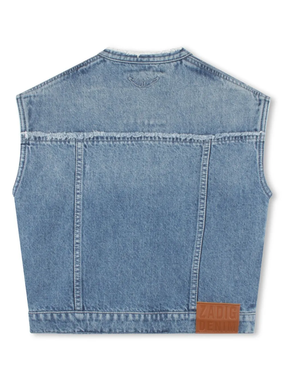 Zadig & Voltaire Kids chamarra de mezclilla con botones | Chamarras de mezclilla | Image 2