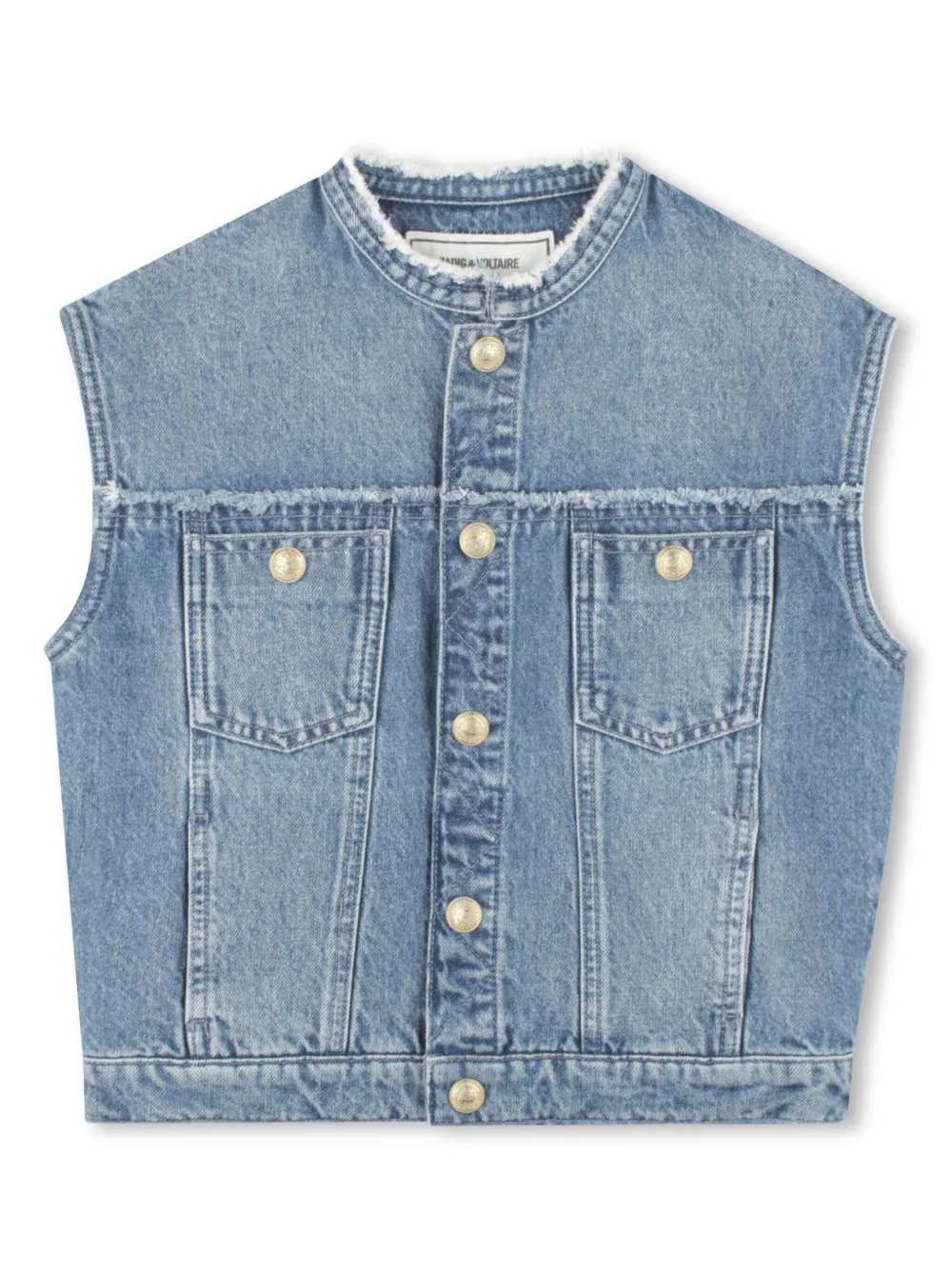 Zadig & Voltaire Kids Spijkerjack Blauw
