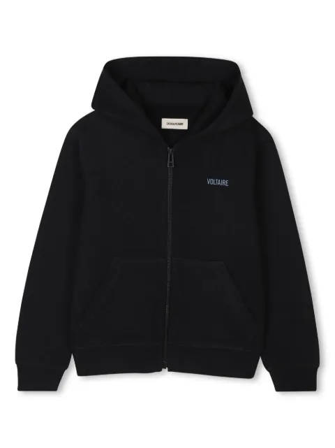 Zadig & Voltaire Kids cárdigan con capucha