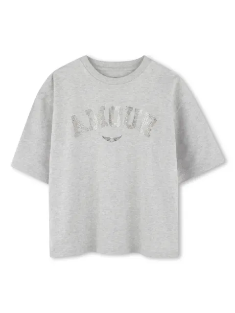 Zadig & Voltaire Kids T-shirt met stras