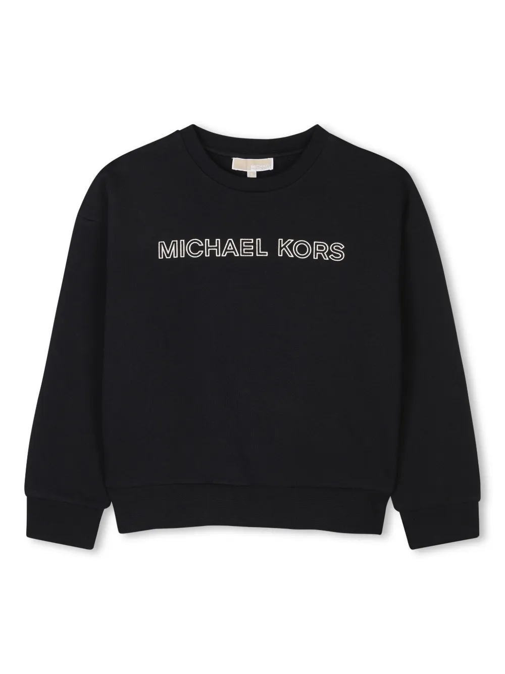 Michael Kors Kids Sweater met logoprint Zwart