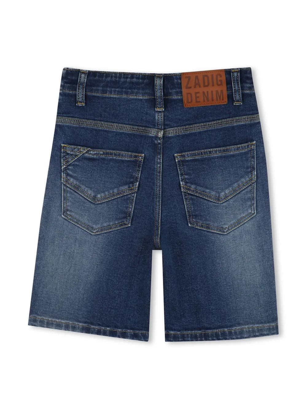 Zadig & Voltaire Kids Bermuda spijkershorts - Blauw