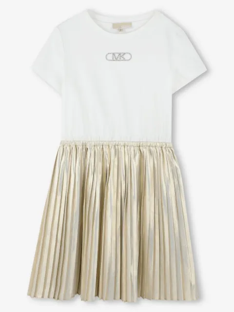 Michael Kors Kids vestido con placa del logo
