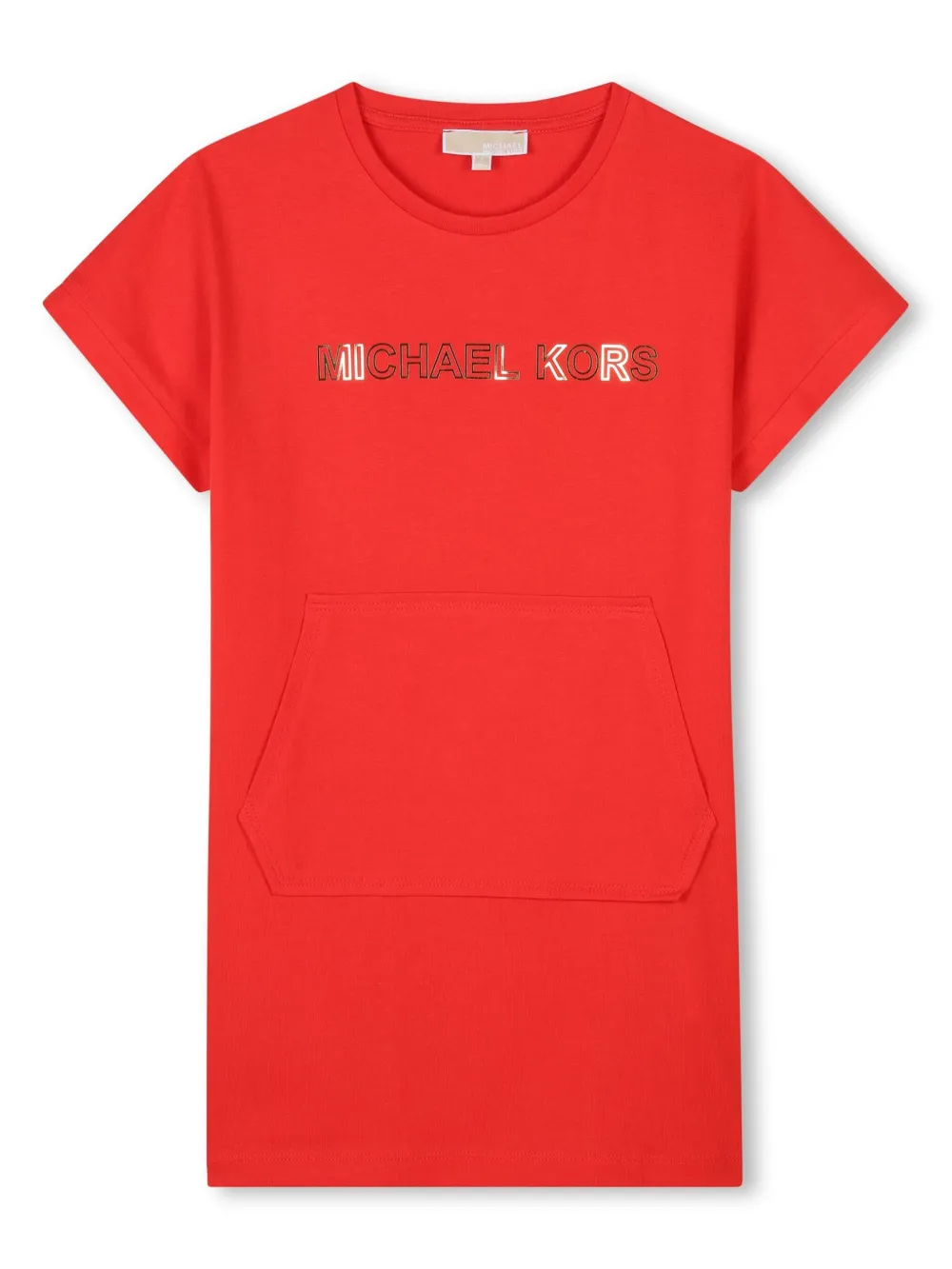 Michael Kors Kids Jurk met logoprint Oranje