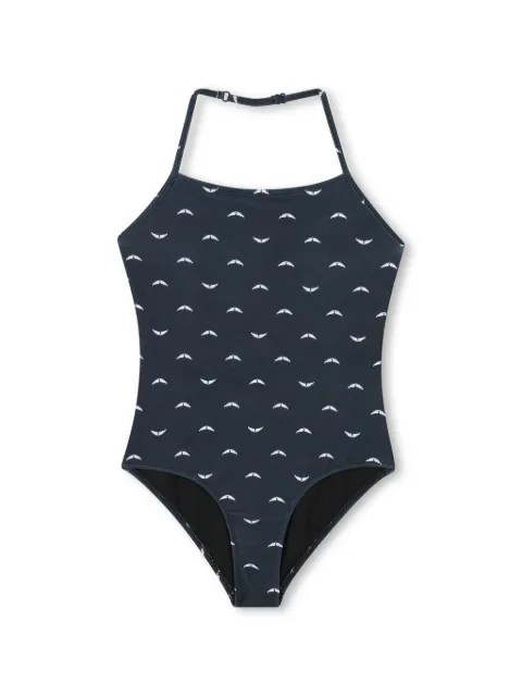 Zadig & Voltaire Kids logo-print swimsuit 