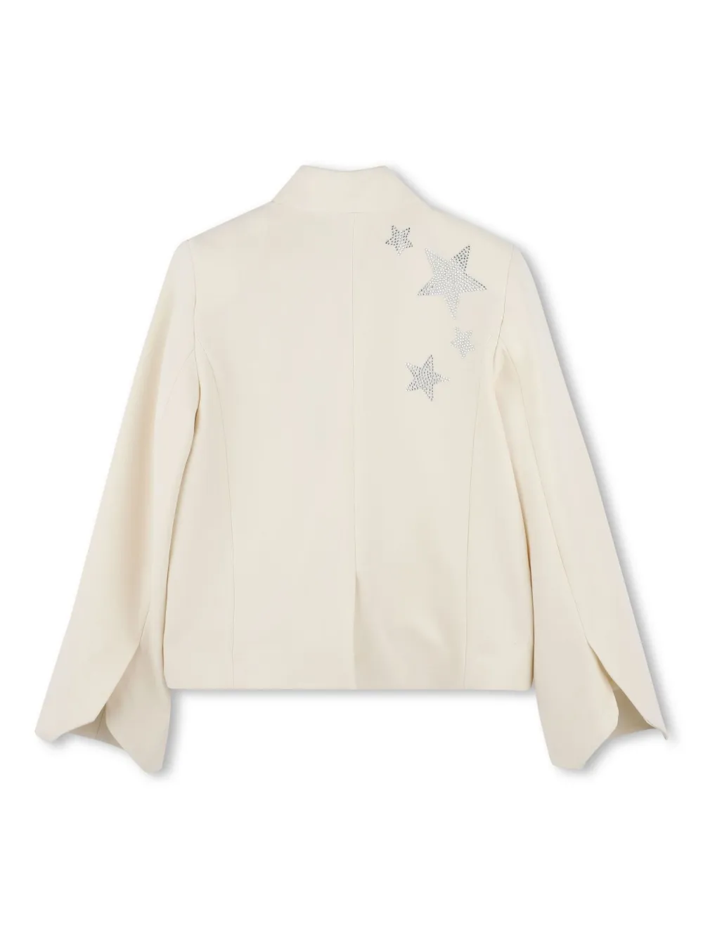 Zadig & Voltaire Kids Blazer verfraaid met stras - Beige