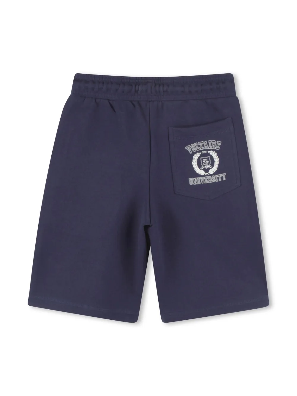 Zadig & Voltaire Kids Katoenen trainingsshorts - Blauw