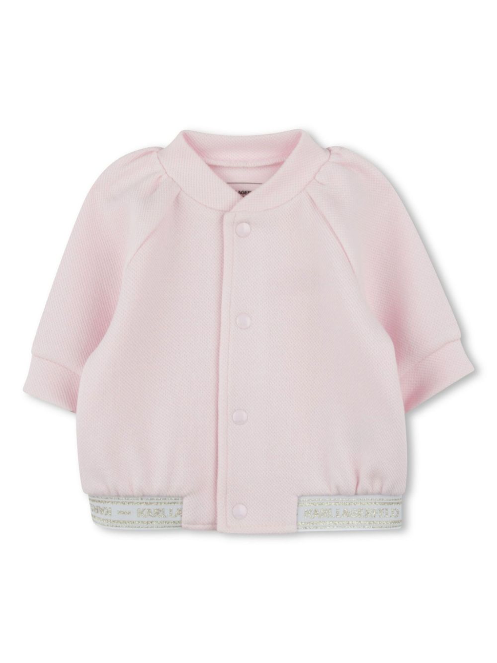 Karl Lagerfeld Kids Trainingspak met logoprint Roze