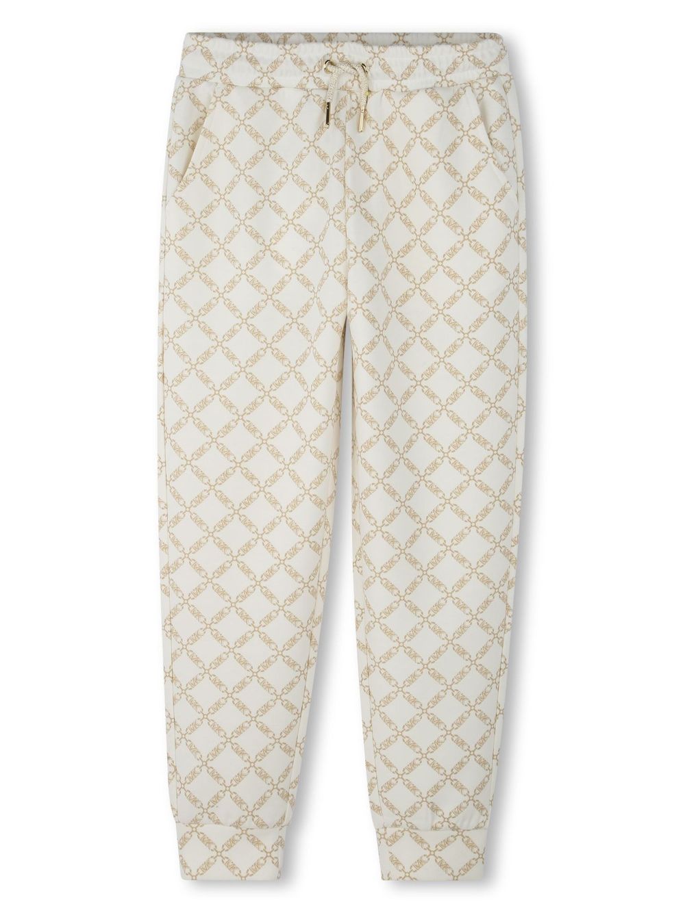 Michael Kors Kids chain-print track pants - Neutrals