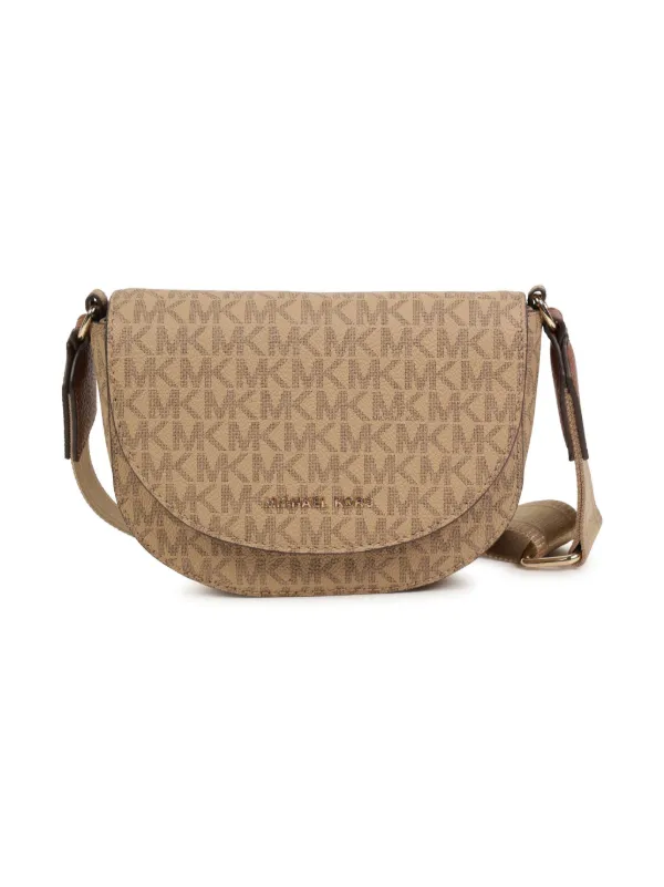 Michael Kors Kids Monogram Shoulder Bag | Neutrals | FARFETCH Michael Kors Kids Monogram Shoulder Bag | Neutrals | FARFETCH