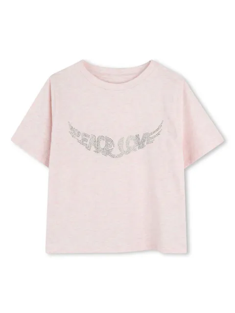 Zadig & Voltaire Kids rhinestone-embellished T-shirt