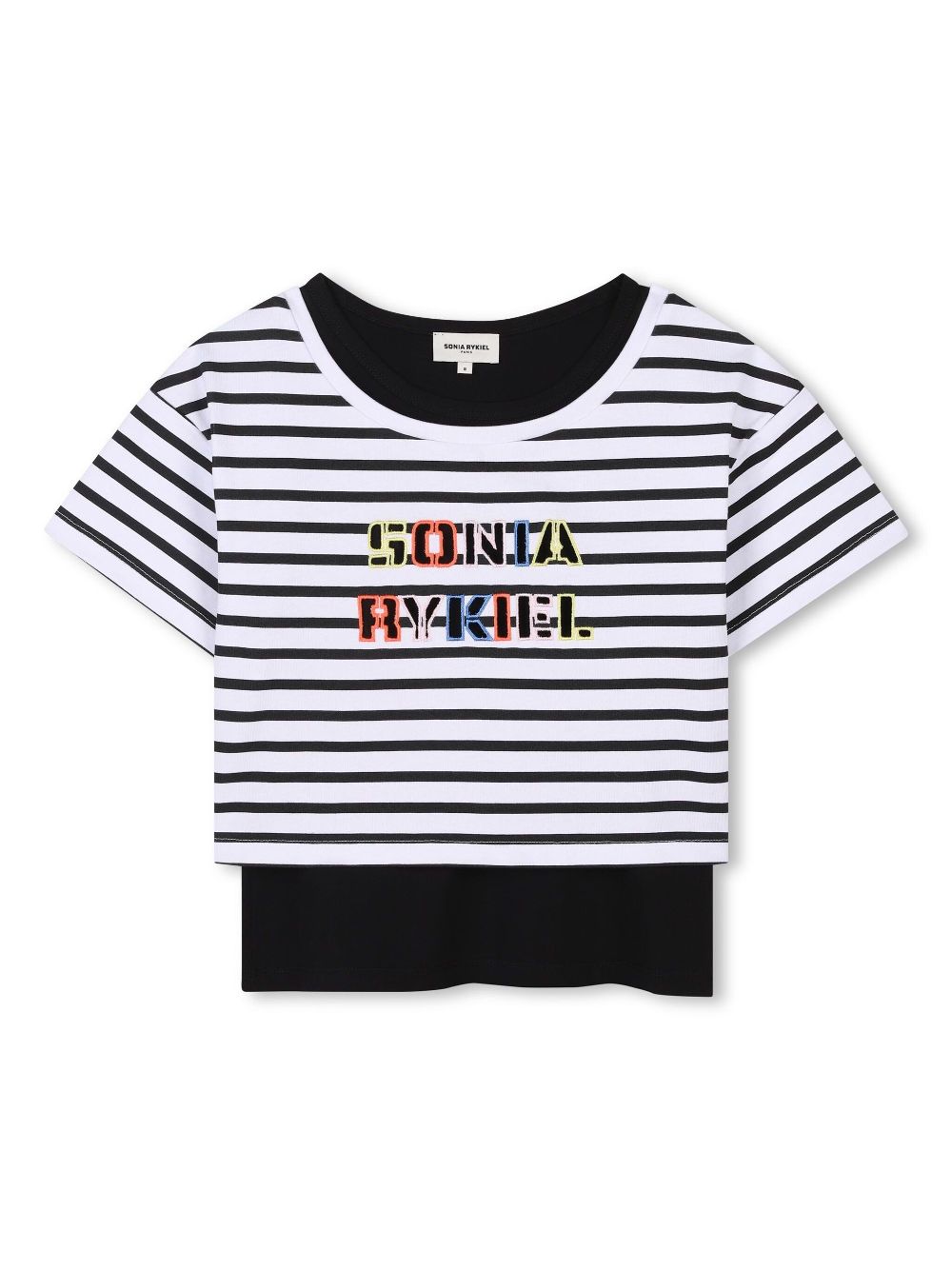 SONIA RYKIEL ENFANT layered tops - Black