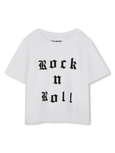 Zadig & Voltaire Kids slogan-print T-shirt