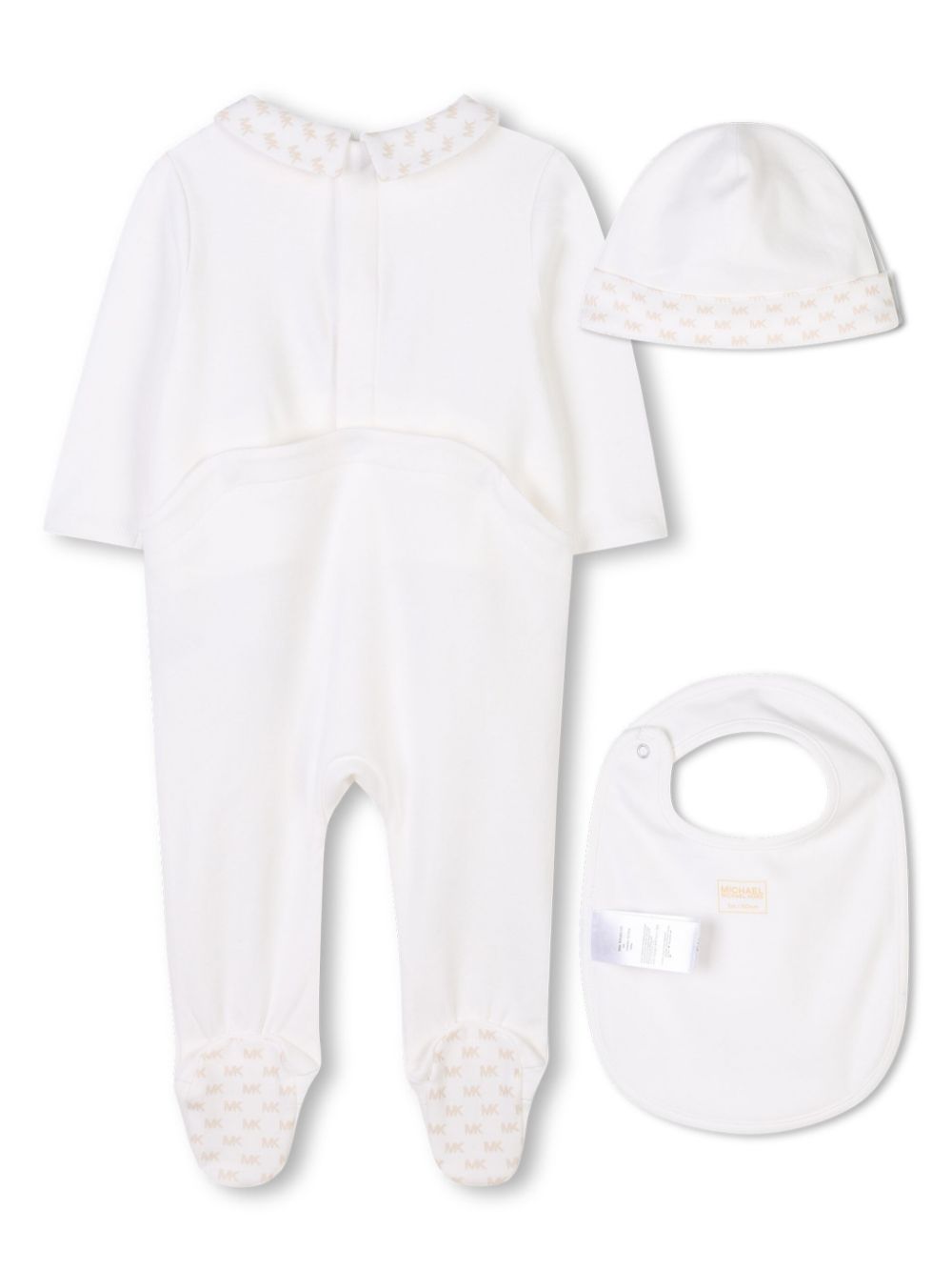 Michael Kors Kids Pyjama met geborduurd logo - Wit