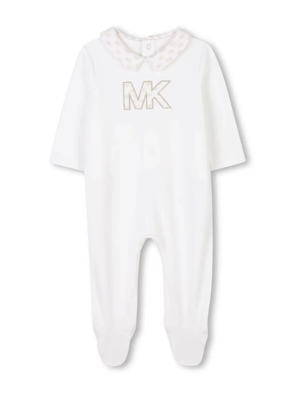 Michael Kors Kids Pyjama met geborduurd logo Wit