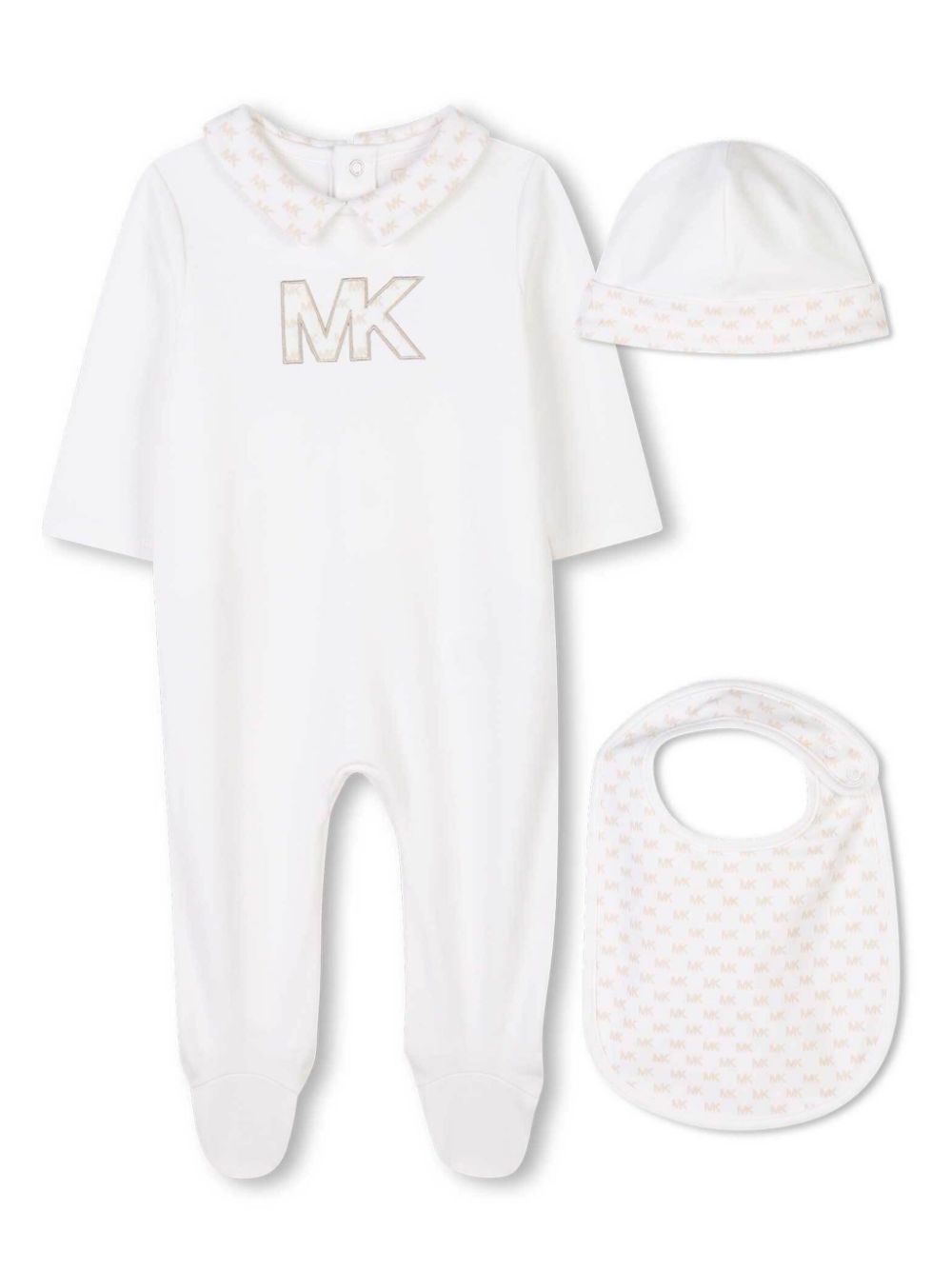 Michael Kors Kids logo-embroidered pyjama set - White