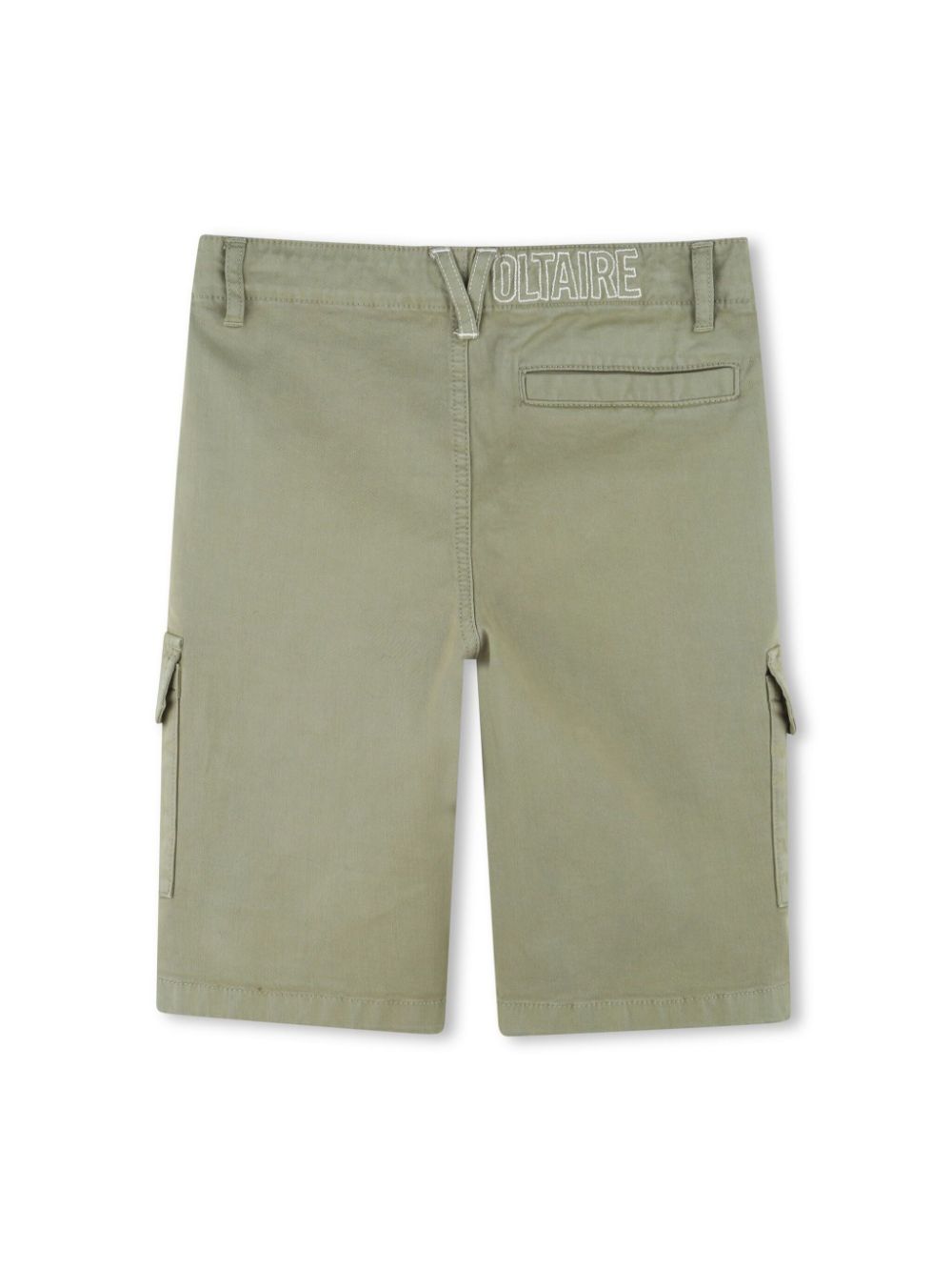 Zadig & Voltaire Kids Twill cargo shorts - Groen