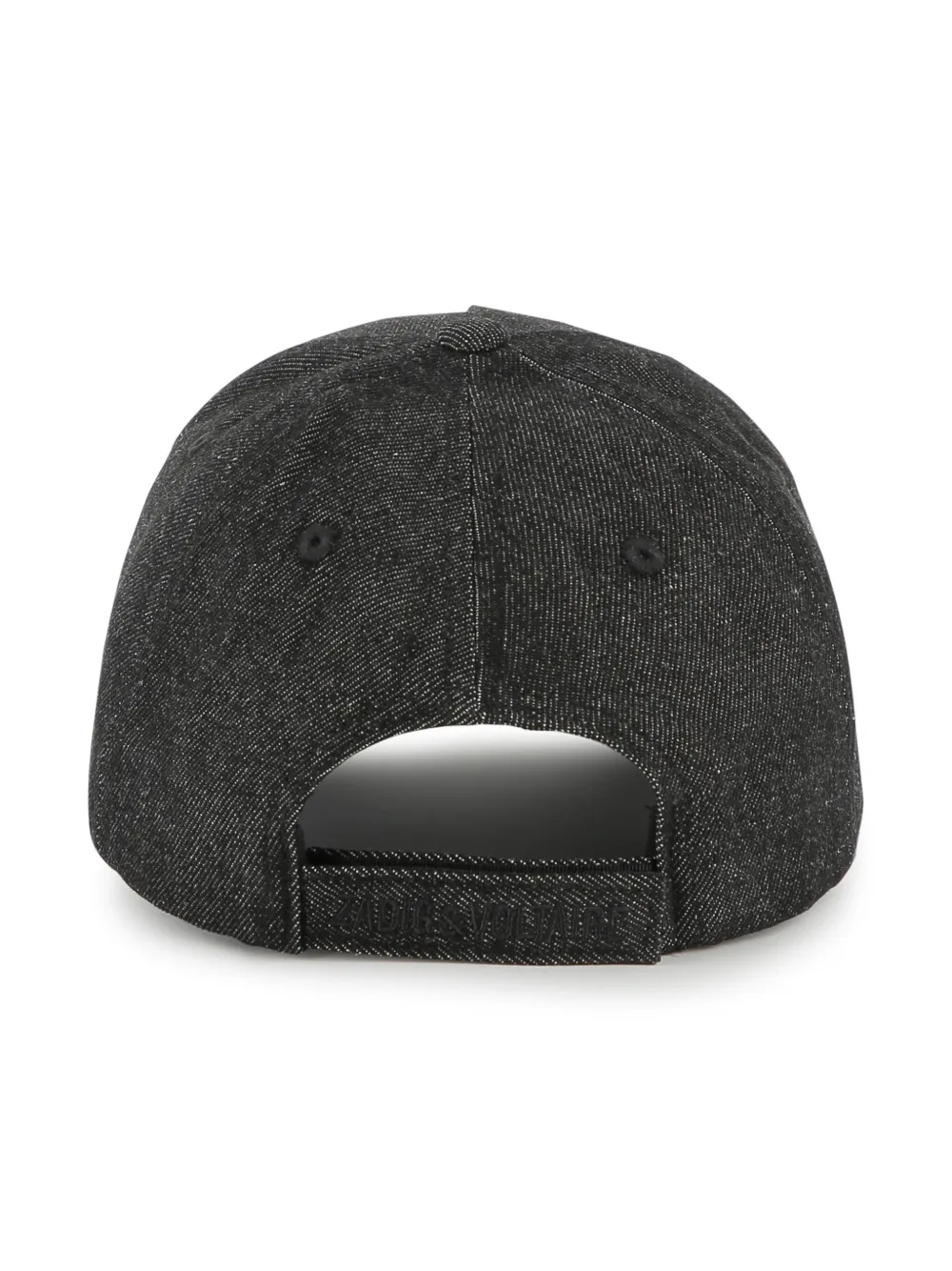 Zadig & Voltaire Kids Pet met geborduurd logo Zwart