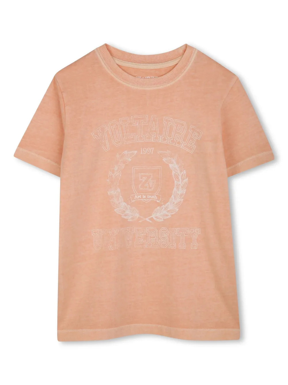 Zadig & Voltaire Kids T-shirt con stampa - Rosa