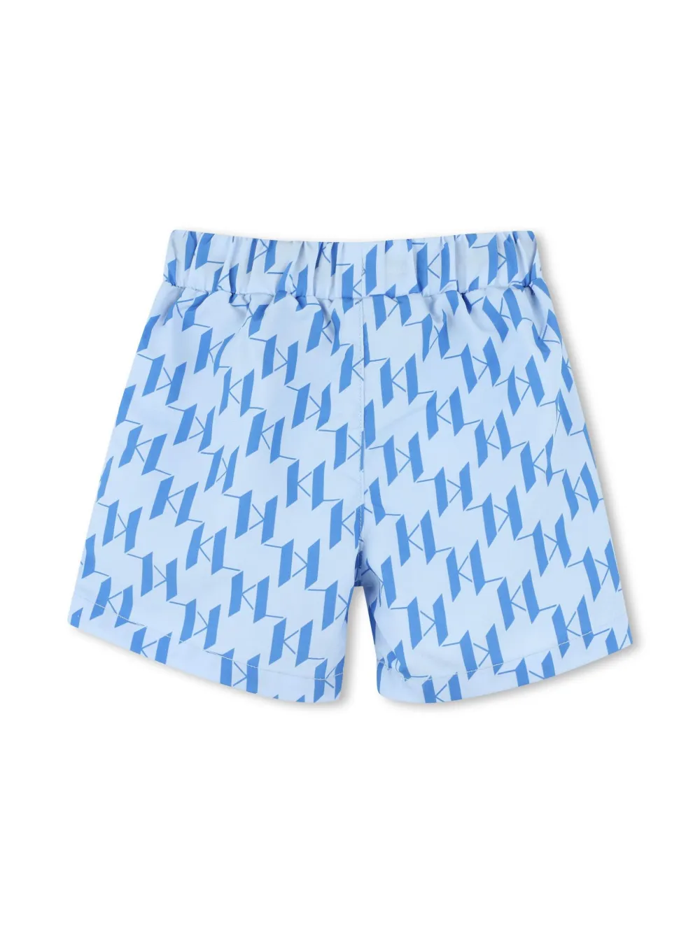 Karl Lagerfeld Kids T-shirt en shorts met logoprint Wit