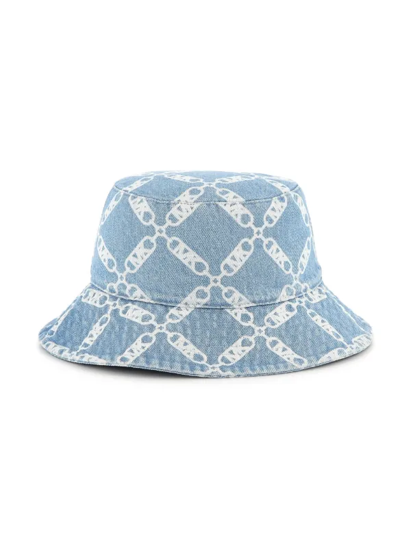 Michael Kors Kids logo-print Bucket Hat Blue FARFETCH JO