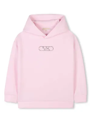Michael Kors Kids rhinestone-embellished Hoodie | Pink | FARFETCH PH