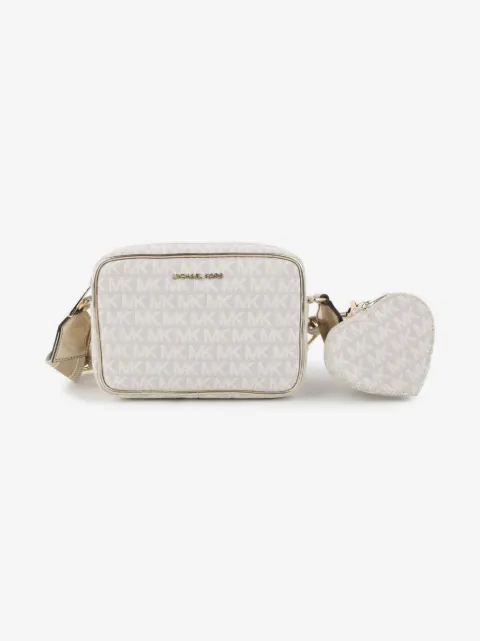 Michael Kors Kids monogram-jacquard shoulder bag