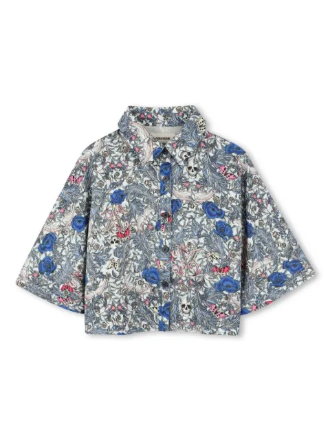 Zadig & Voltaire Kids graphic-print blouse
