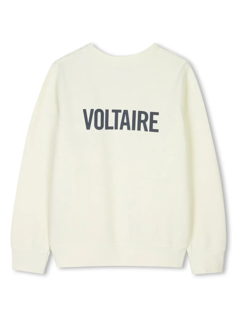 Zadig & Voltaire Kids Sweater met logoprint - Beige