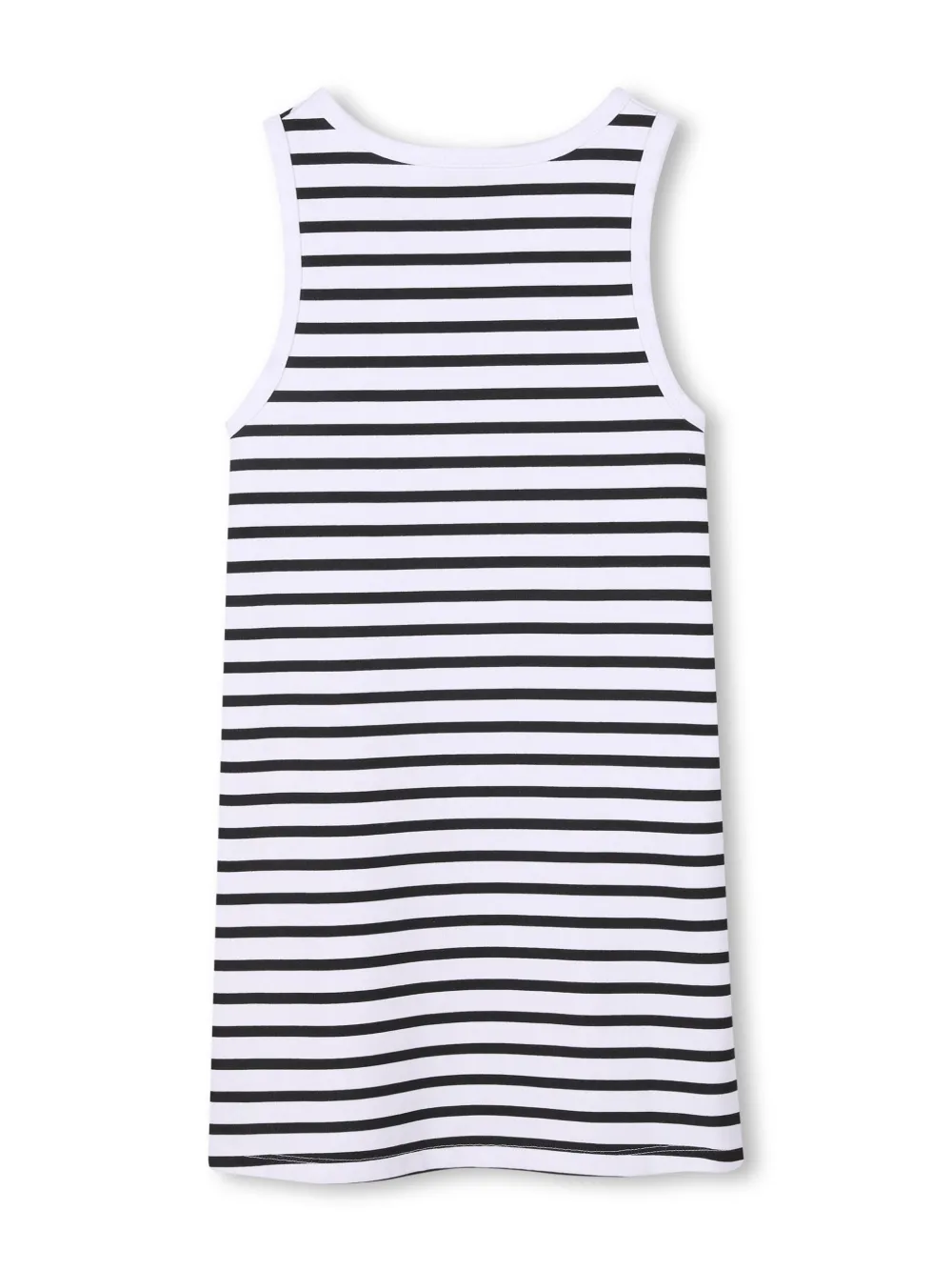 SONIA RYKIEL ENFANT Gestreepte mini-jurk Zwart