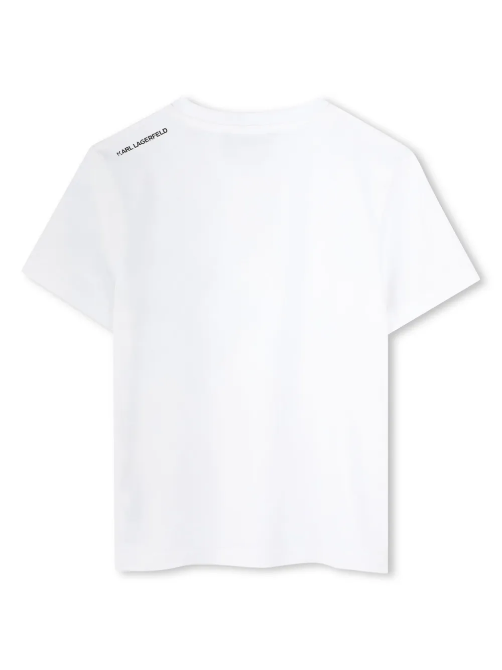 Karl Lagerfeld Kids T-shirt met print - Wit