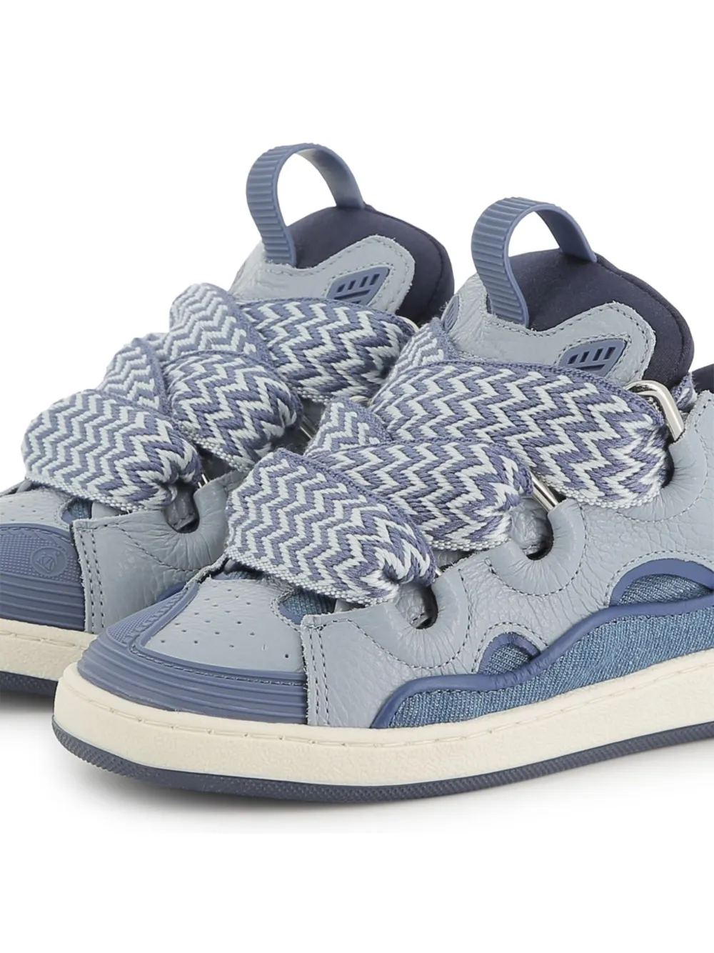 Lanvin Enfant Sneakers met vlakken - Blauw