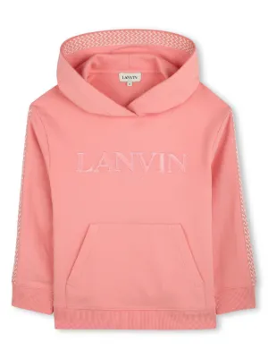Givenchy Kids logo-print Drawstring Hoodie | Orange | FARFETCH BH