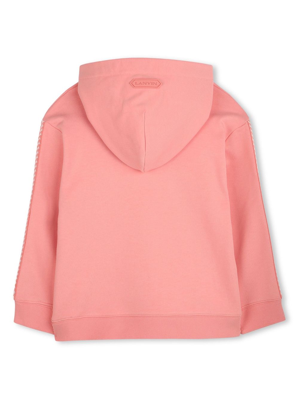 Lanvin Enfant logo-embroidered hoodie - Pink