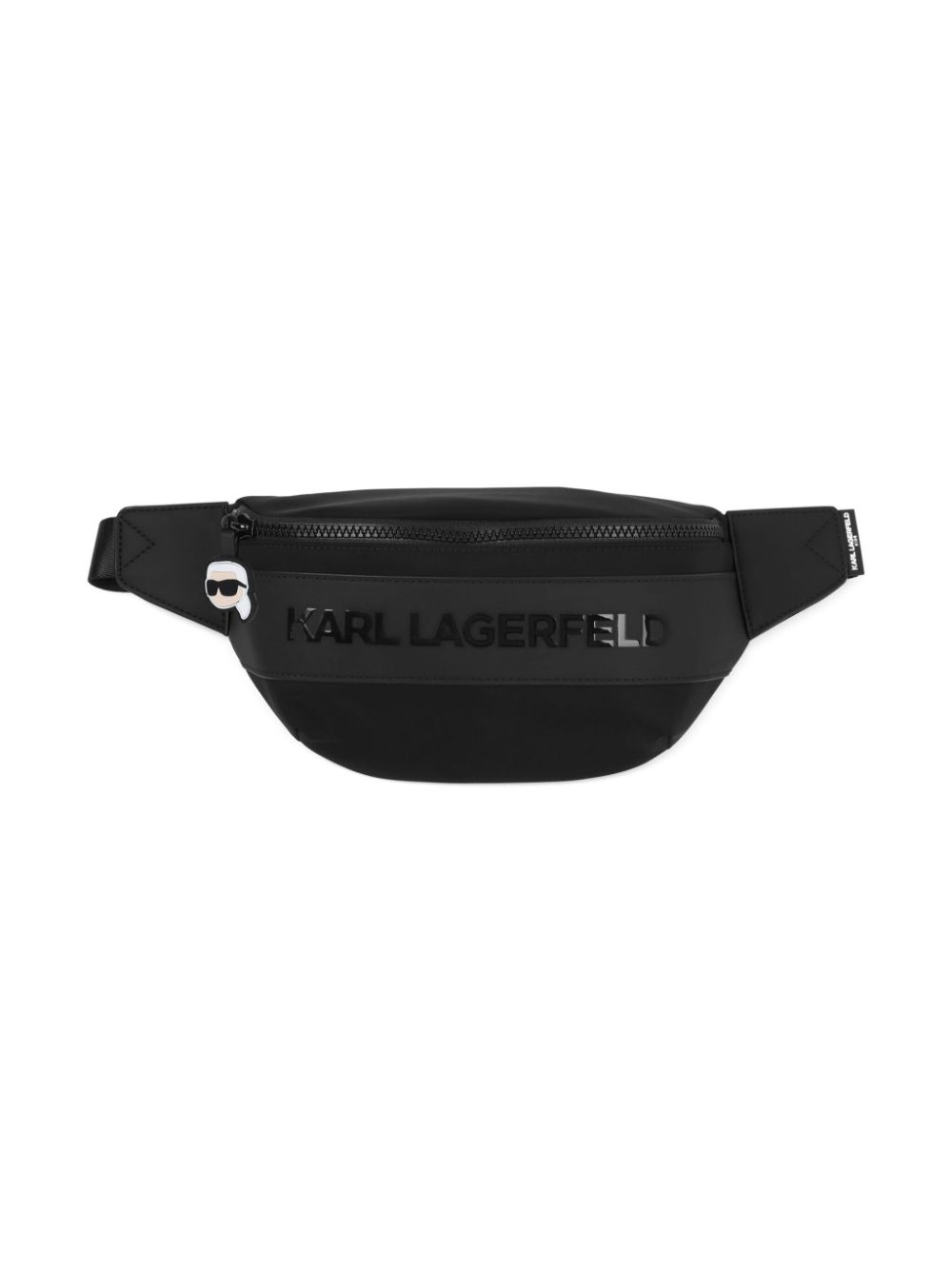 Karl Lagerfeld Kids logo-embellishment belt bag - Black