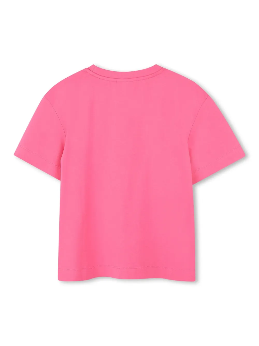 HUGO KIDS T-shirt met logoprint - Roze