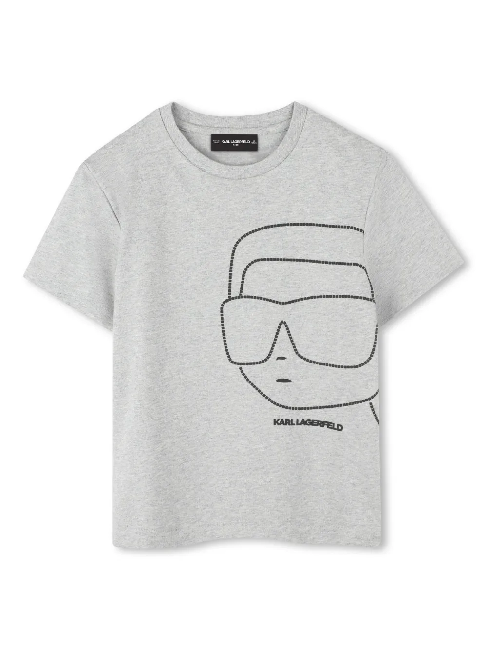Karl Lagerfeld Kids T-shirt met print Grijs