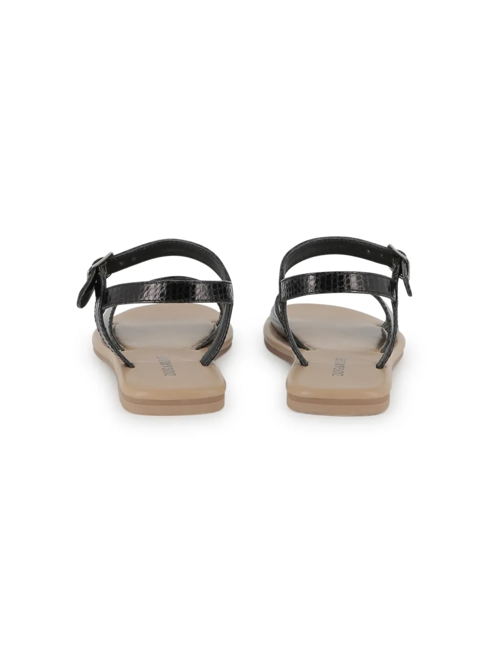 Zadig & Voltaire Kids Leren sandalen Zwart