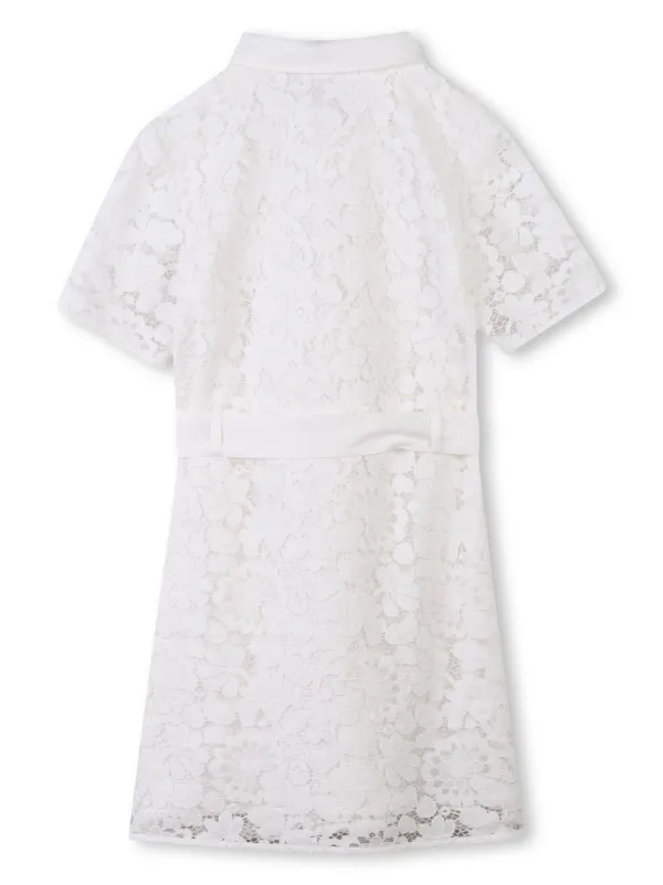 Michael Kors Kids guipure-lace Dress | White | FARFETCH GE