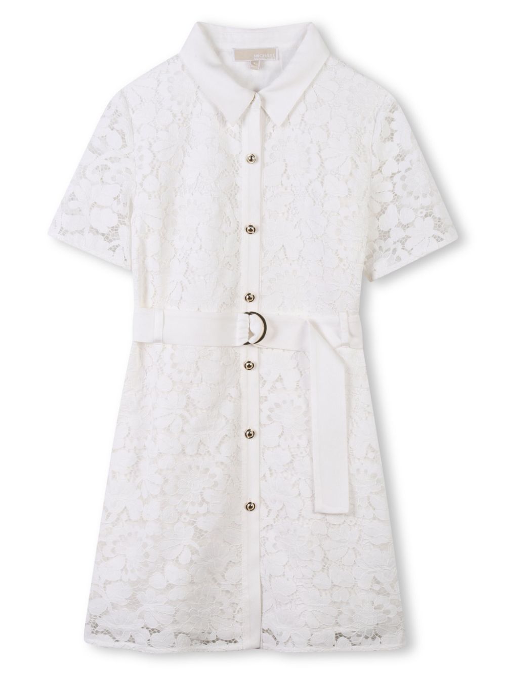 Michael Kors Kids guipure-lace dress - White