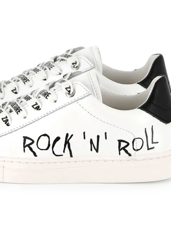 Zadig & Voltaire Kids Leather Sneakers | White | FARFETCH Zadig & Voltaire Kids Leather Sneakers | White | FARFETCH