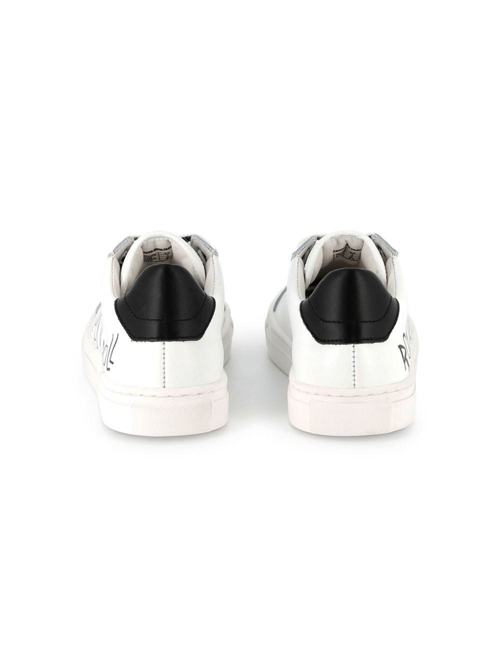 Zadig & Voltaire Kids Leren sneakers Wit