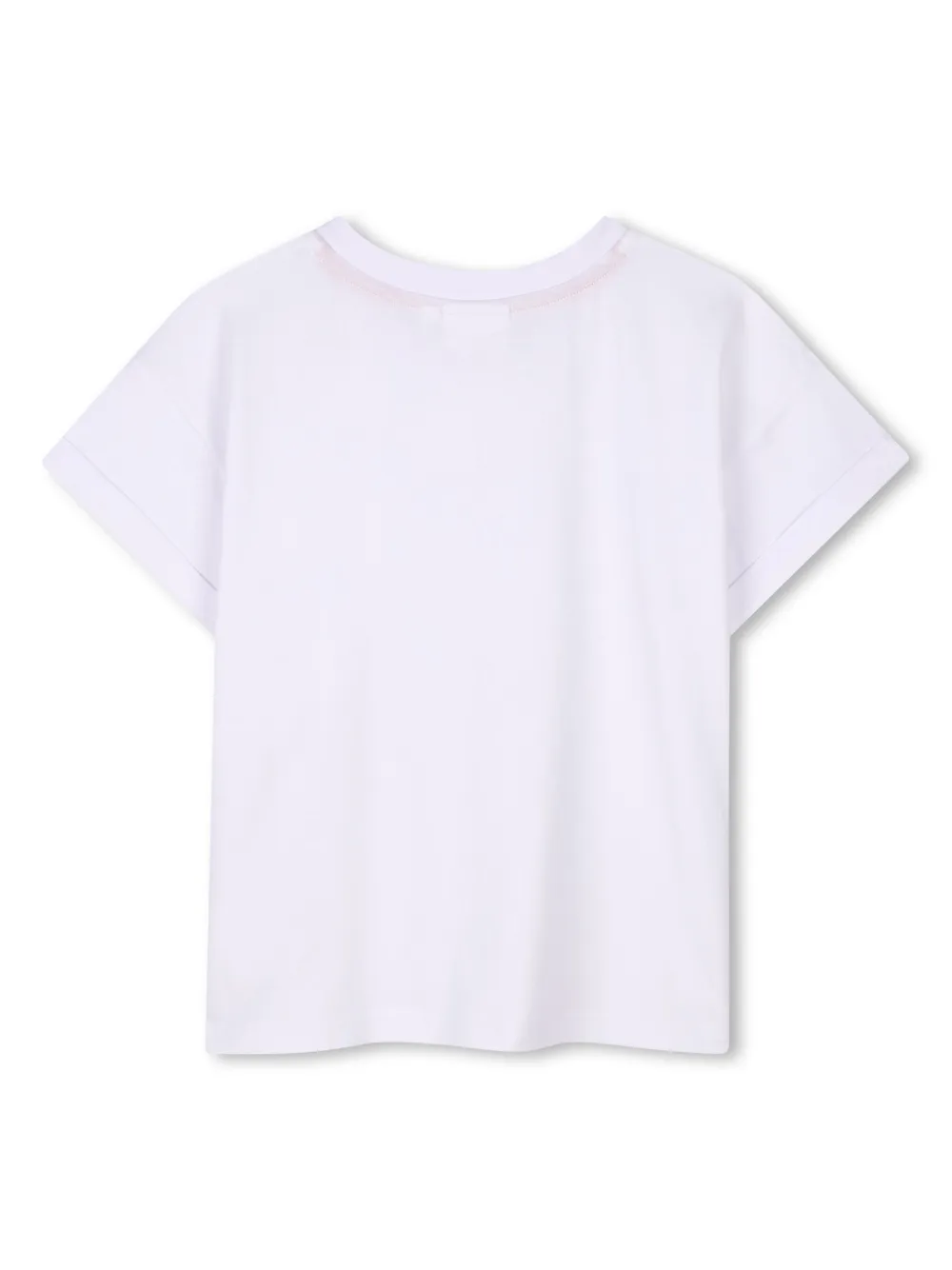 HUGO KIDS T-shirt met logoprint - Wit