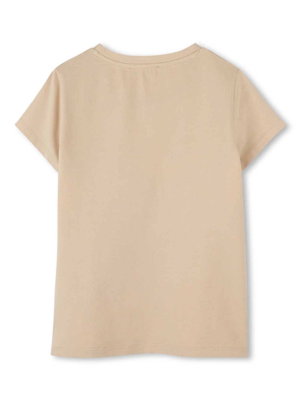 Michael Kors Kids T-shirt met logoprint - Beige