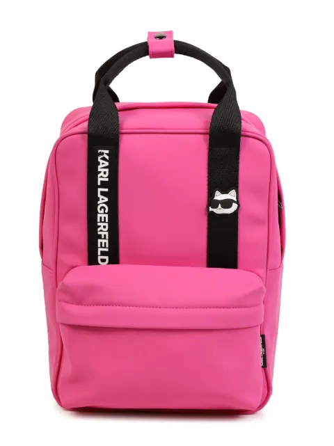 Karl Lagerfeld Kids colourblock backpack
