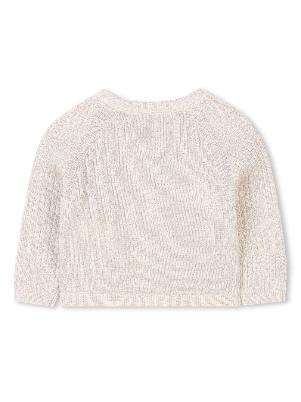 Michael Kors Kids raglan-sleeves cardigan - Neutrals